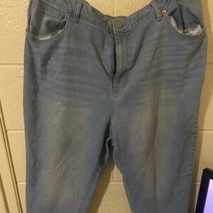 No Boundaries Light Blue Relaxed Jeans